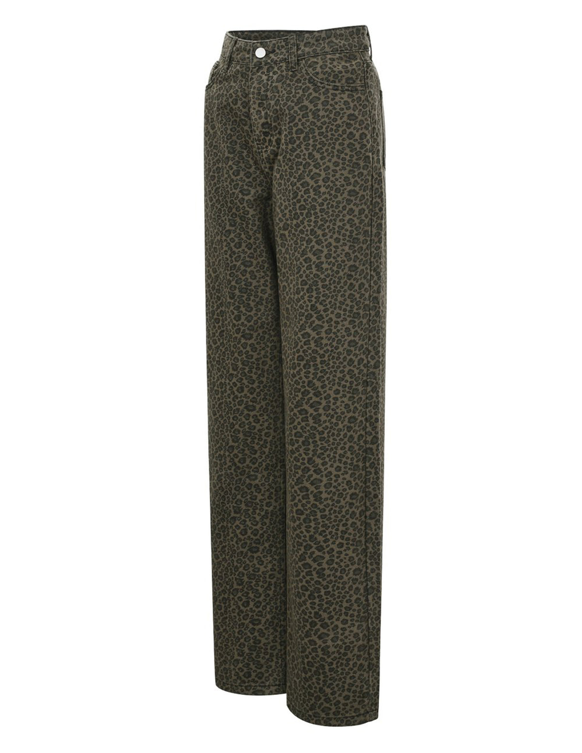 Jeans mit Leopardenprint