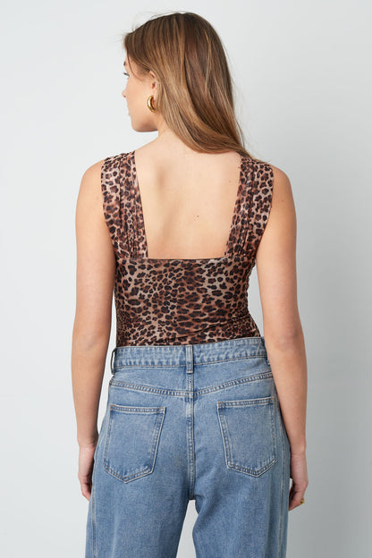 Leopard-Body mit Cut-Out