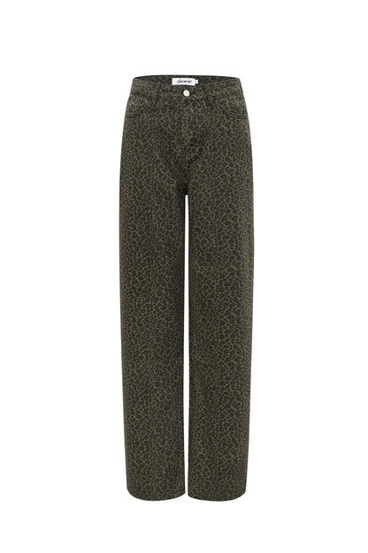 Jeans Leopardenmuster Mila