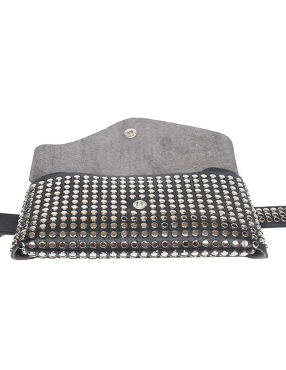 Bauchtasche schwarz mit Gürtel