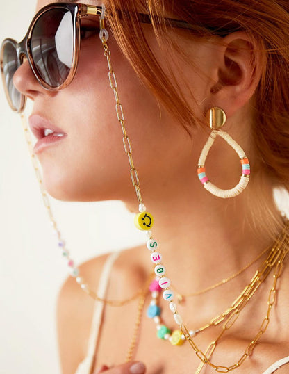 Festival Brillenkette „Happy Vibes“