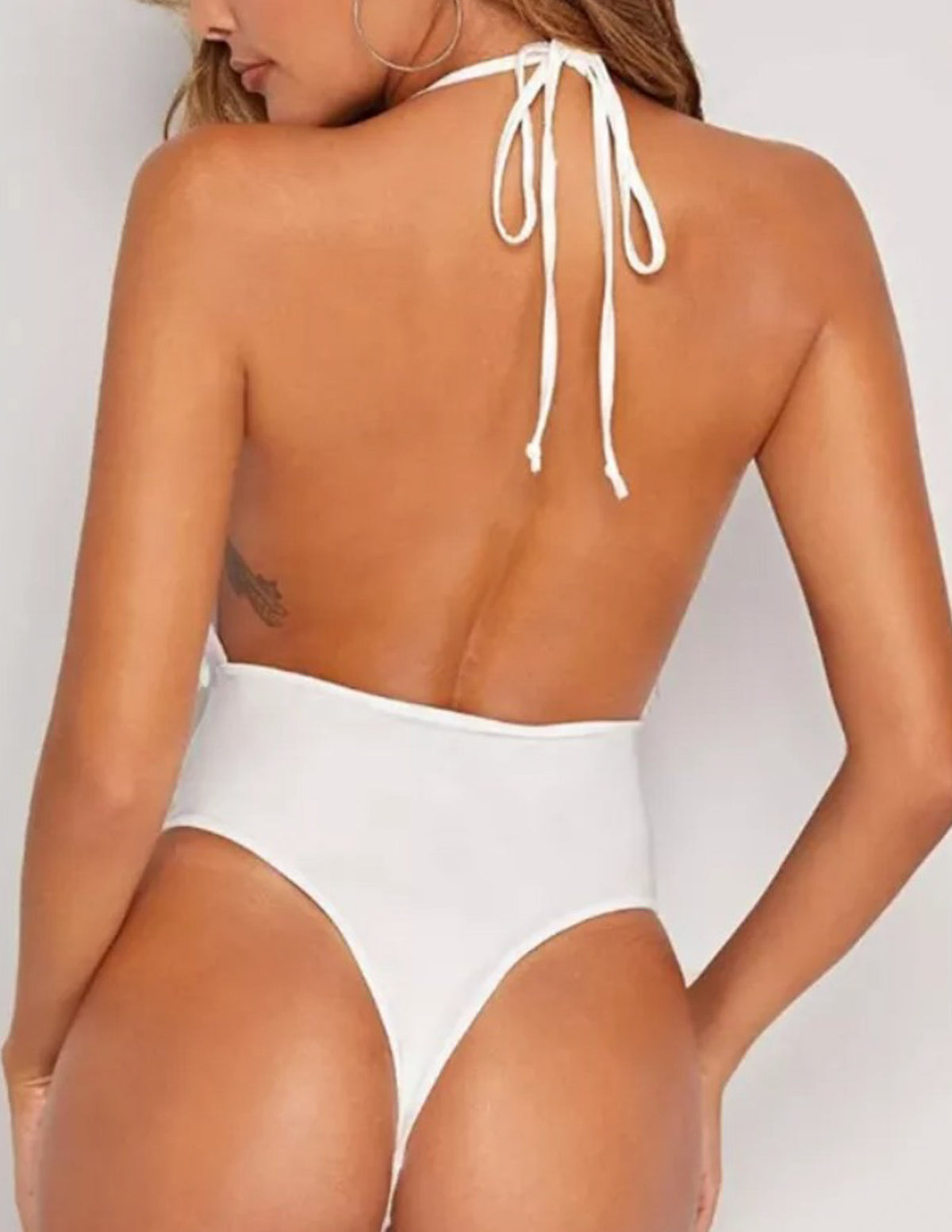 Neckholder Body rosa mit Pailletten
