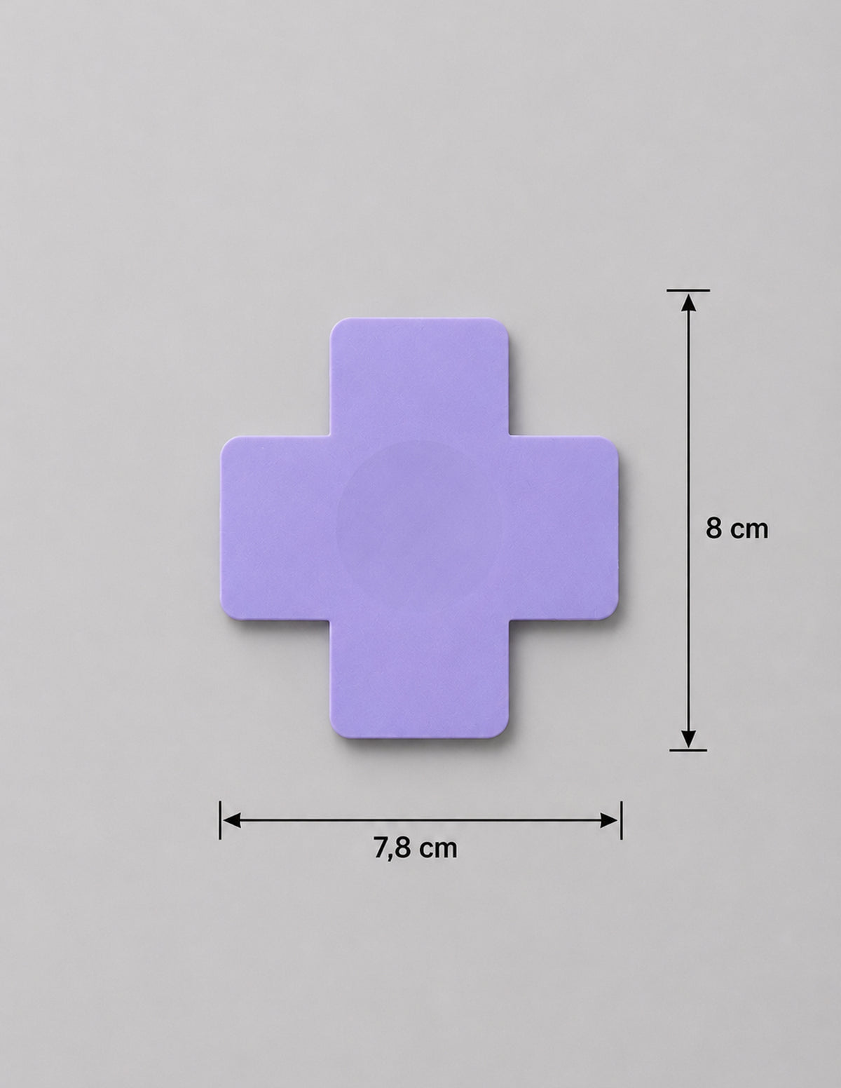 Nippel Cover Kreuz schwarz oder lila
