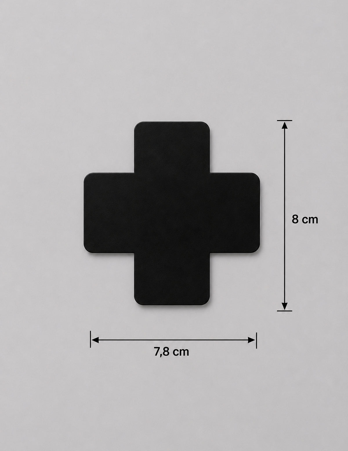 Nippel Cover Kreuz schwarz oder lila