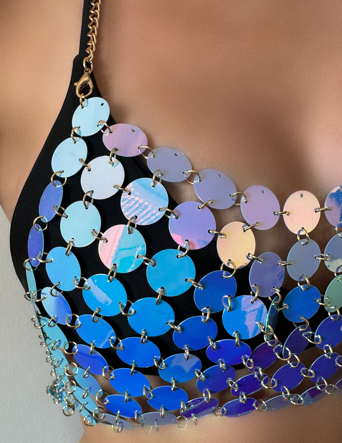 Blaues Festival Bustier